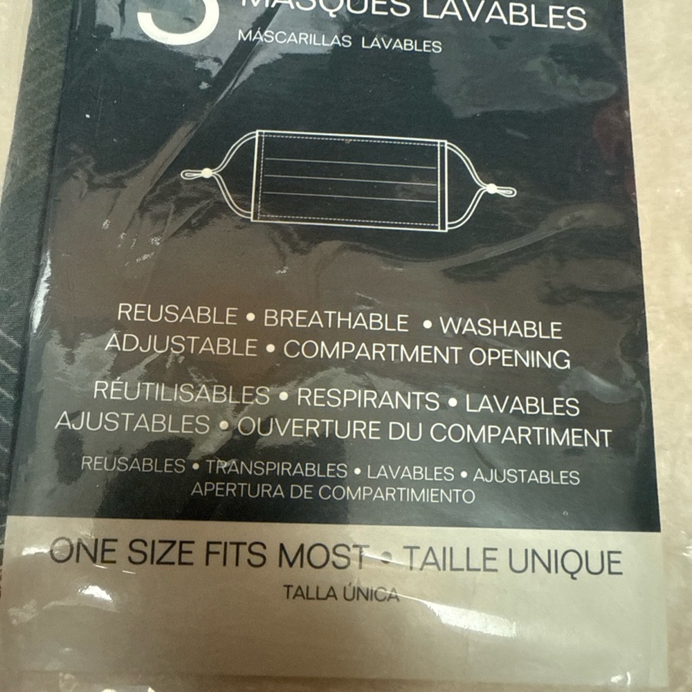 Perry Ellis Multi-Color Washable‎ Masks - Picture 3 of 5
